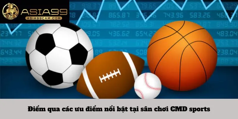 Điểm qua các ưu điểm nổi bật tại sân chơi CMD sports