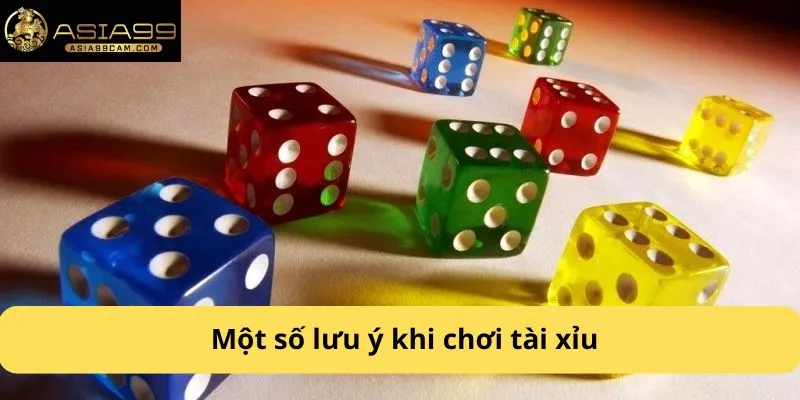 Luật Chơi Tài Xỉu 2 Một số lưu ý khi chơi tài xỉu